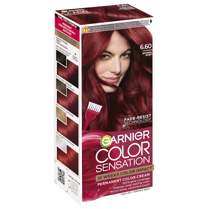 Garnier Color Sensation 6.60 Intense Ruby Red 1 kpl