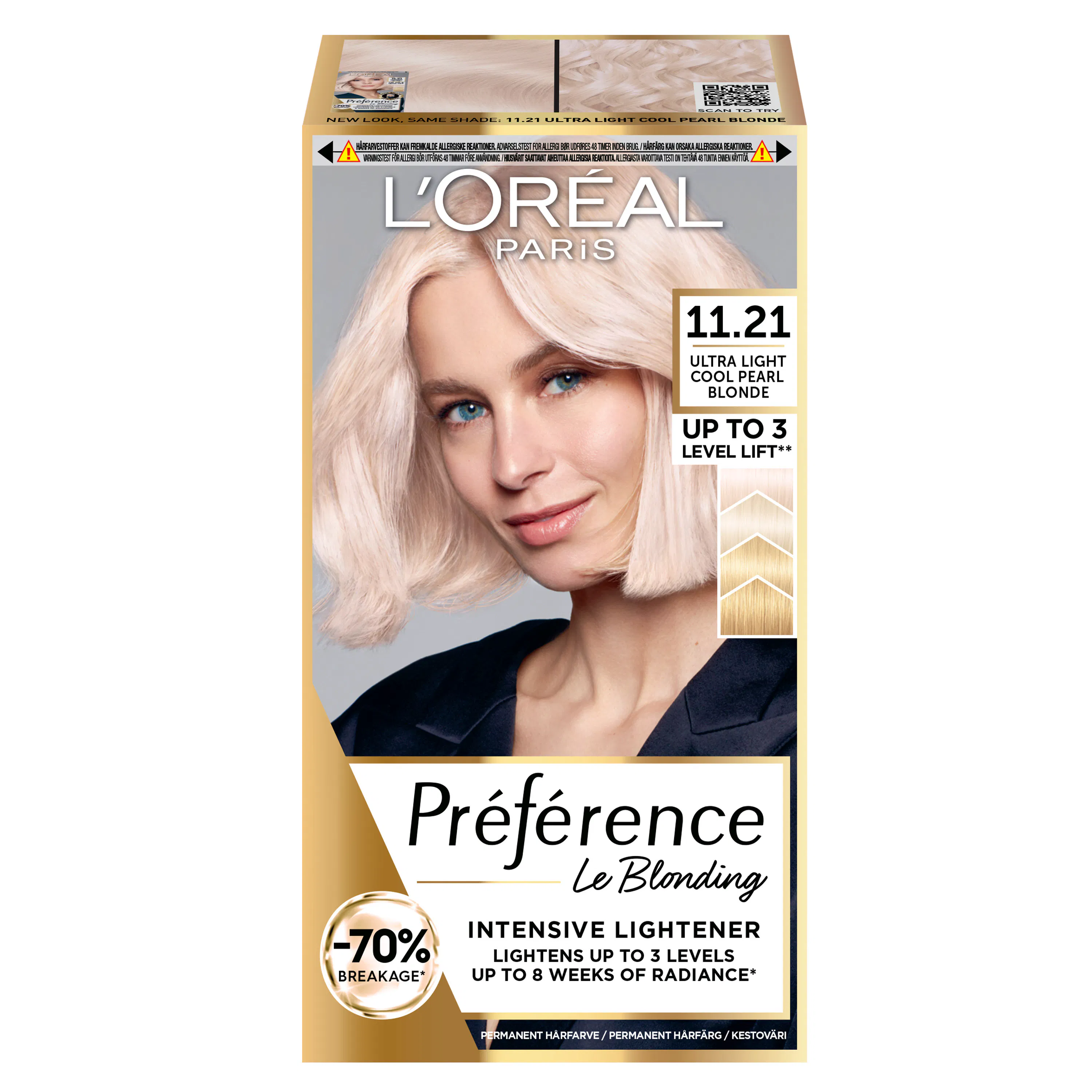 L'Oréal Paris Préférence 11,21 Ultra Light Crystal 1 pcs