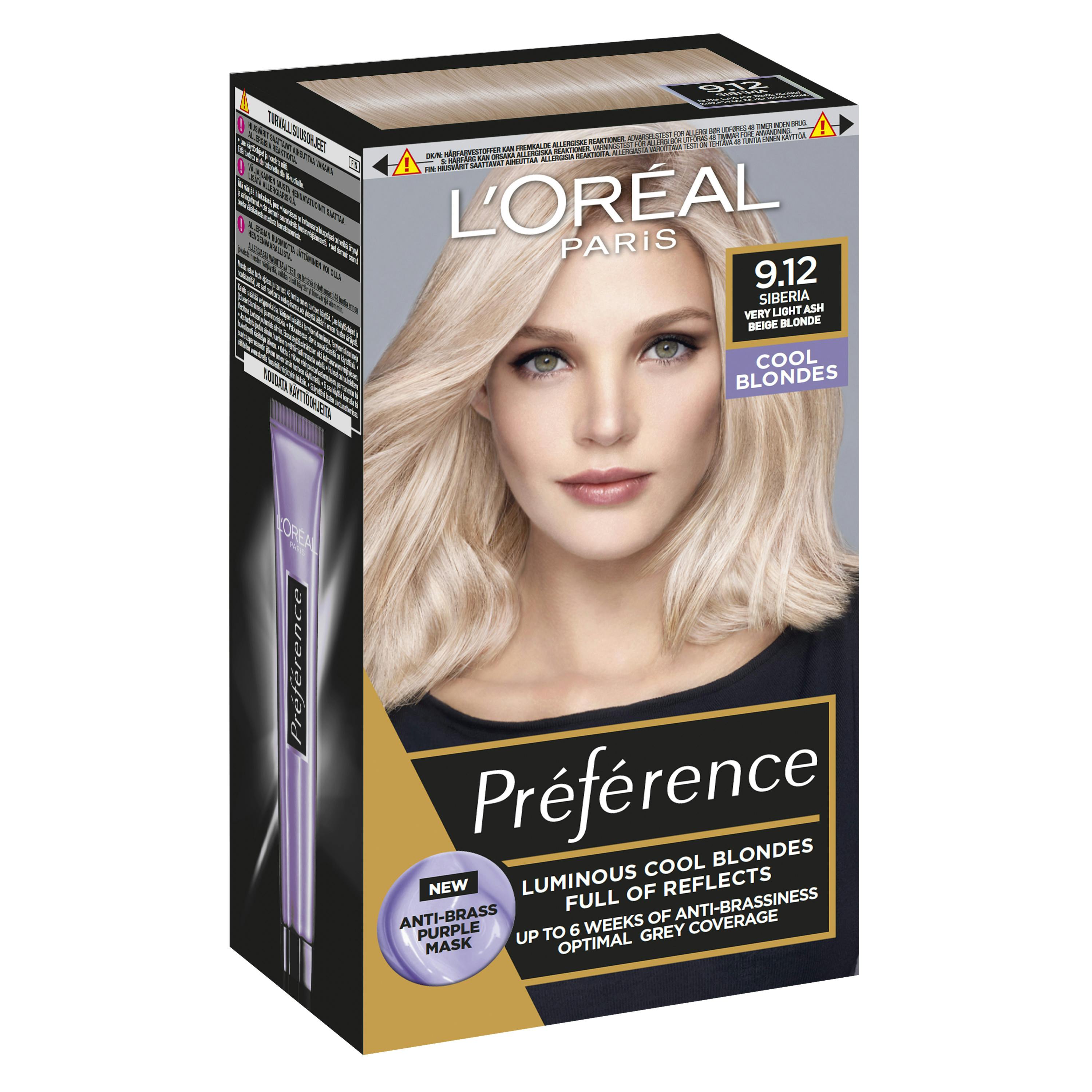 L'Oréal Paris Preference 9.12 Siberia Very Light Ash Beige Blonde 1 st