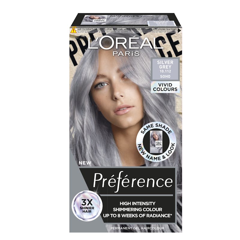 L&#039;Oréal Paris Préférence Vivid 10.112 Silver Grey 1 kpl