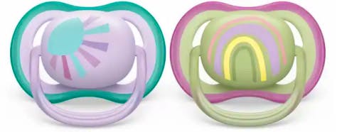 Philips Avent SCF085/30 Ultra Air 0-6 M Purple Sun/Rainbow 2 stk