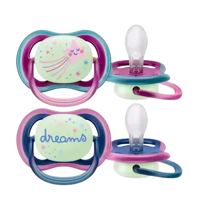 Philips Avent SCF376/14 Ultra Air Nighttime 6-18 M Purple/Blue 2 pcs