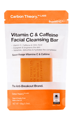 Carbon Theory Vitamin C &amp; Caffeine Facial Cleansing Bar 100 g