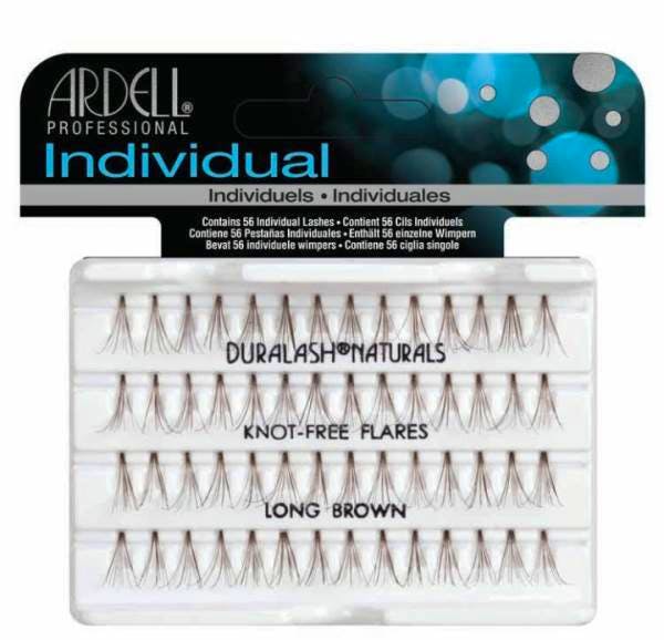Ardell Duralash Individual Naturals Knot-free Long Brown 1 st