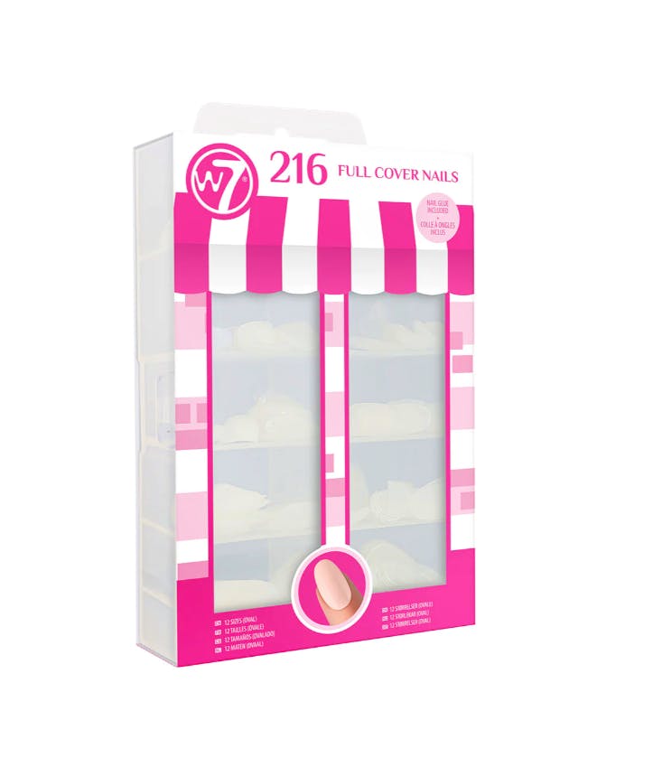 W7 Full Cover Nails Oval 216 stk