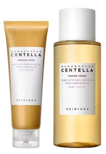 SKIN1004 Madagascar Centella Toning Toner & Ampoule Foam 125 ml + 210 ml