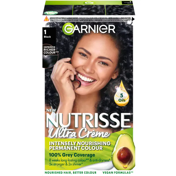 Garnier Nutrisse Cream 1 Black 1 pcs