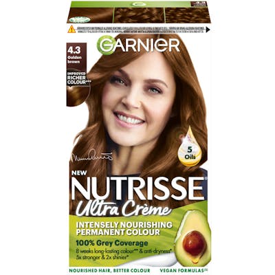 Garnier Nutrisse Creme 4.3 Cappucino Golden Brown 1 pcs