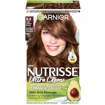 Garnier Nutrisse Cream 5.3 Light Golden Brown 1 kpl