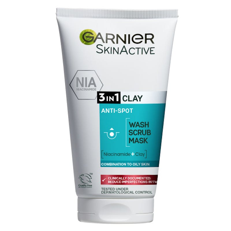 Garnier Skin Active Pure Active 3 In 1 Clay 150 ml