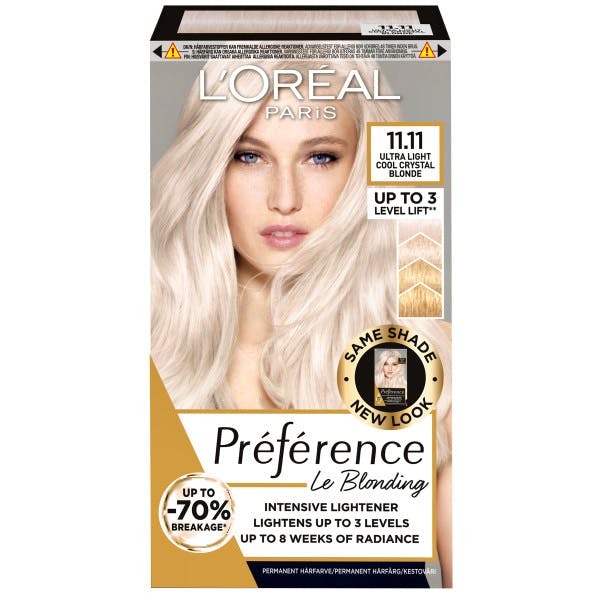 L'Oréal Paris Préférence 11,11 Ultra Light Cool Crystal Blonde 1 stk