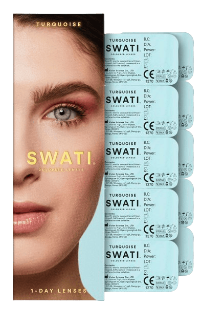 Swati Turqoise 1-Day Lenses 1 paar
