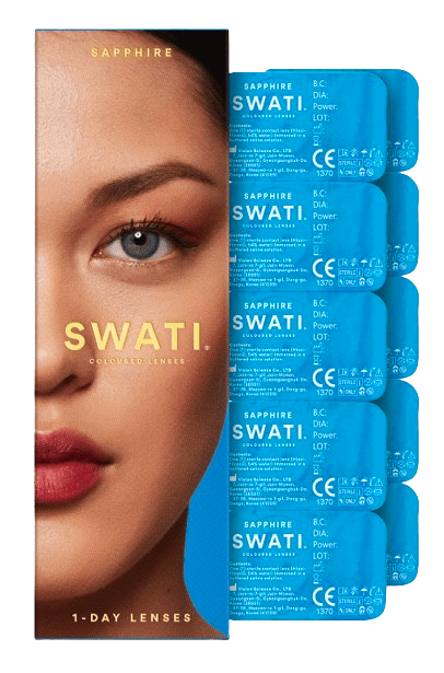 Swati Sapphire 1-Day Lenses 1 par