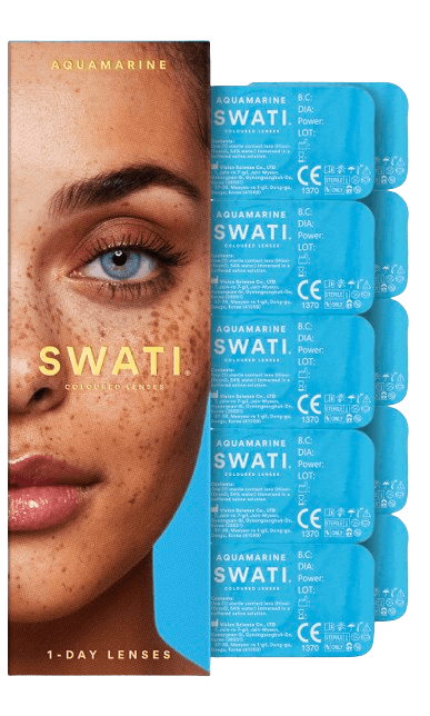 Swati Aquamarine 1-Day Lenses 1 par