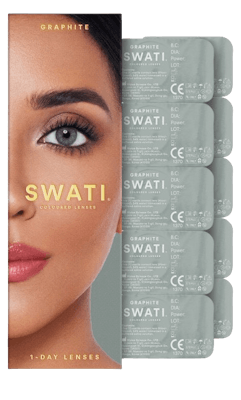 Swati Graphite 1-Day Lenses 1 par