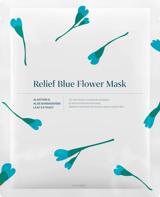 Hyggee Relief Blue Flower Mask 35 ml