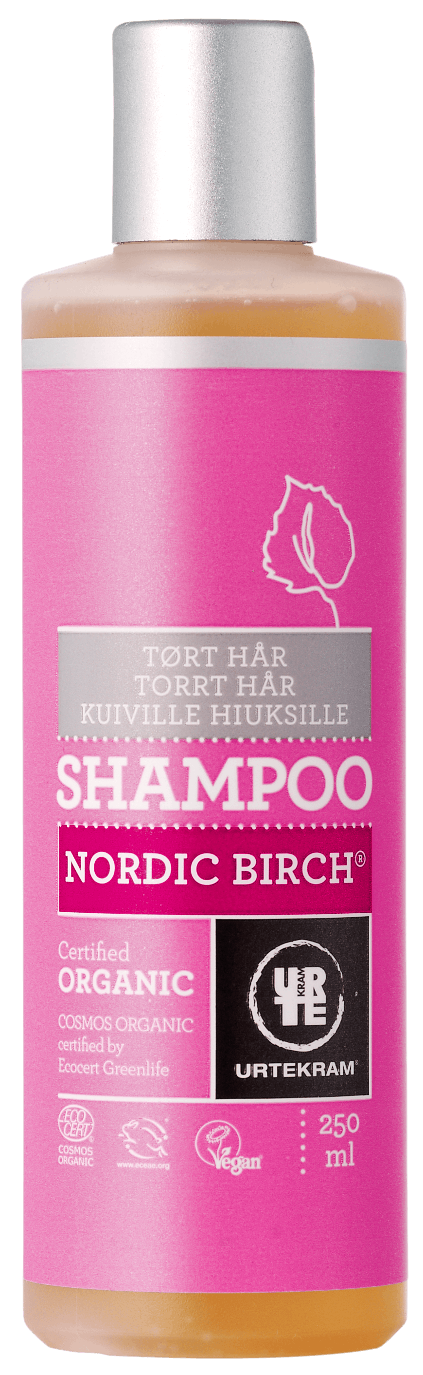 Måge Bestil slap af Urtekram Nordic Birch Shampoo Tørt Hår 250 ml - 35.95 kr