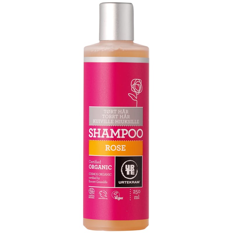 Urtekram Rose Shampoo Kuiville Hiuksille 250 ml