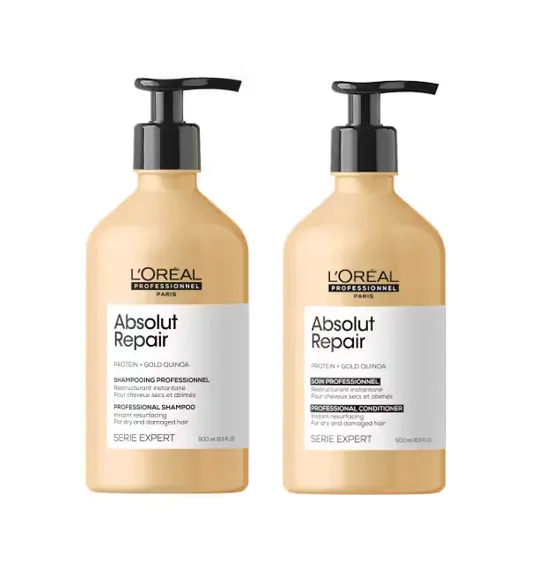 L'Or&eacute;al Professionnel Absolut Repair Gold Shampoo & Conditioner 2 x 500 ml