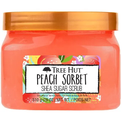 Tree Hut Shea Sugar Scrub Peach Sorbet 510 g