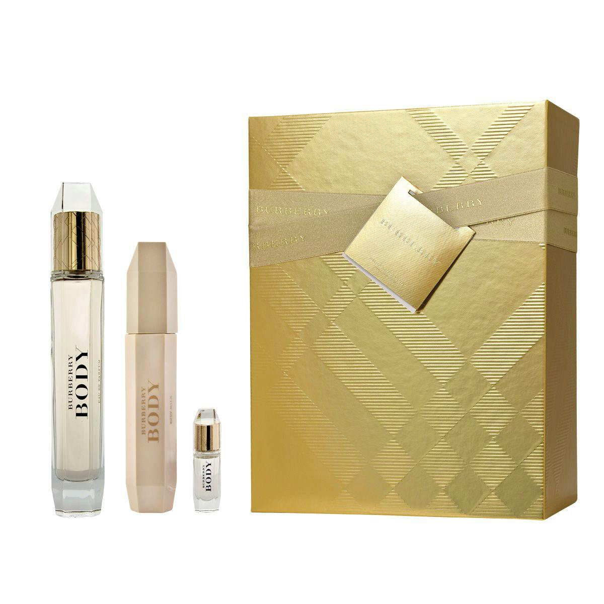 Burberry Body Gold Edition EDP & Mini & Bodylotion 85 ml + 4,5 ml + 100