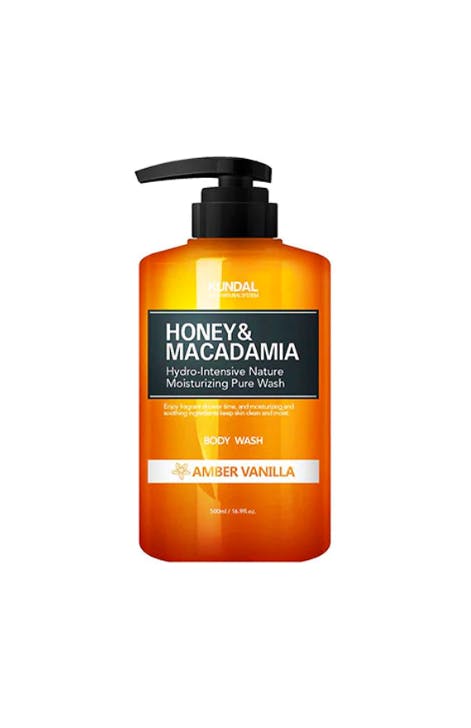 Kundal Honey & Macadamia Pure Body Wash Amber Vanilla 500 ml