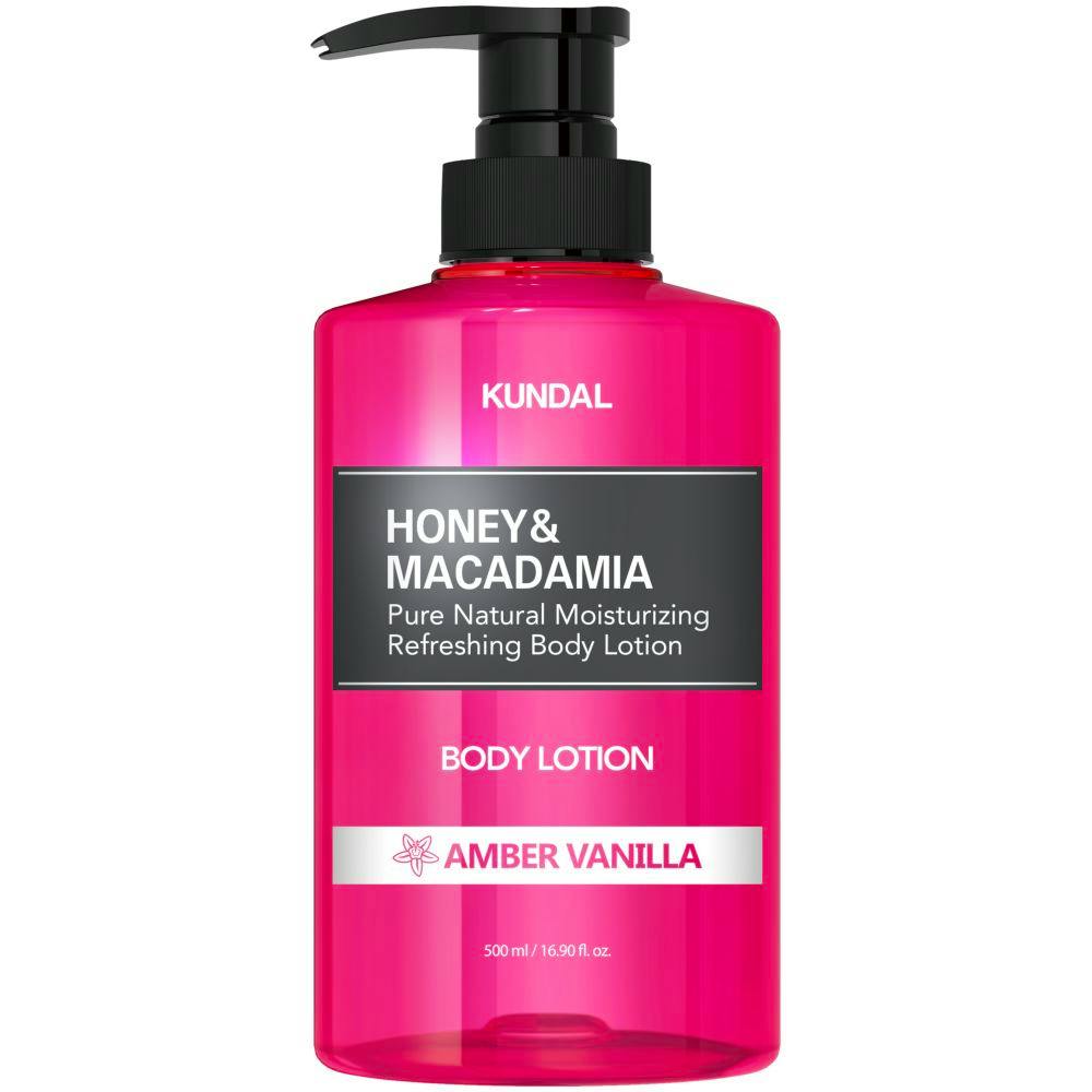 Kundal Honey & Macadamia Pure Body Lotion Amber Vanilla 500 ml
