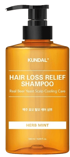 Kundal Beer Yeast Scalp Shampoo Herb Mint 500 ml