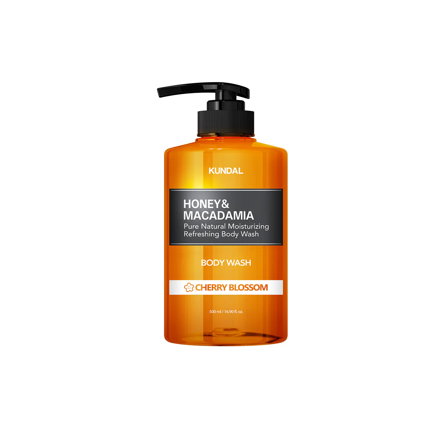 Kundal Honey & Macadamia Pure Wash Baby Powder Cherry Blossom 500 ml