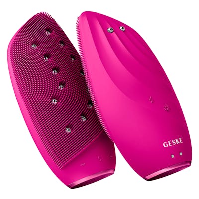 Geske Sonic Thermo Facial Brush &amp; Face-Lifter 8 in 1 Magenta 1 stk
