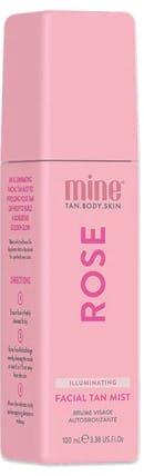 MineTan Rose Illuminating Facial Tan Mist 100 ml