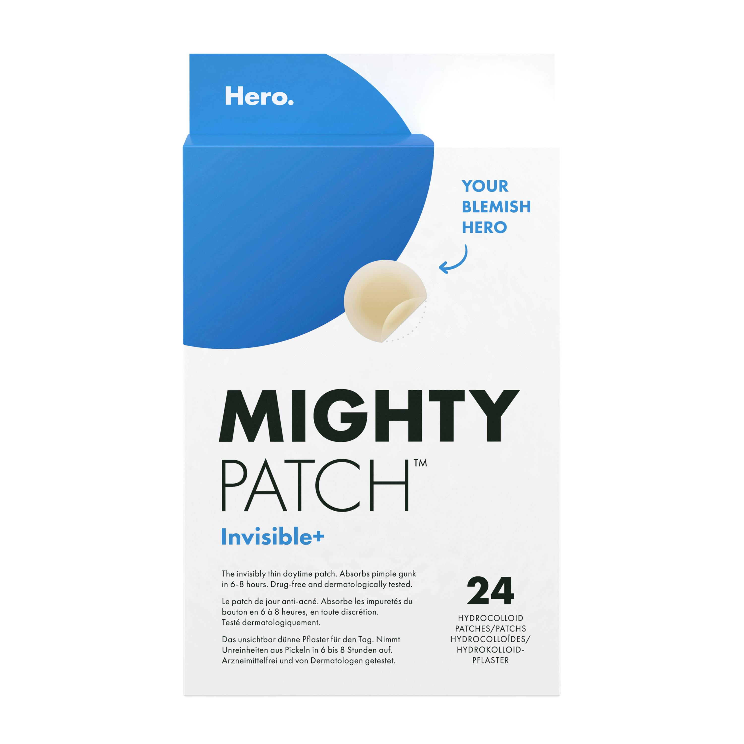 Hero. Mighty Patch Invisible+ 24 st
