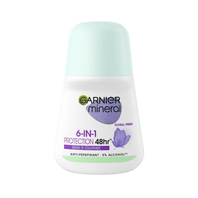 Garnier Mineral Protection Skin + Clothes 6 48h Roll-On Deo 50 ml