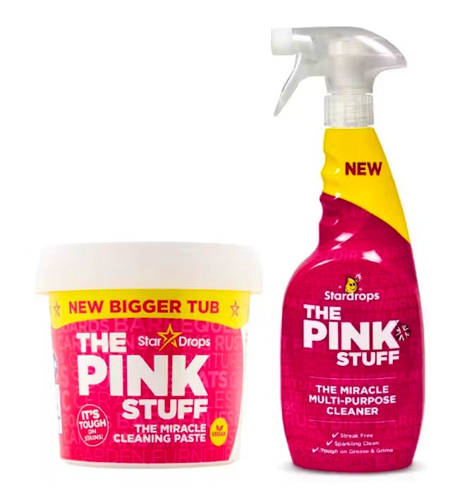 Stardrops The Pink Stuff The Pink Stuff Multi Purpose Cleaner Spray & Cleaning Paste 750 ml + 850 g