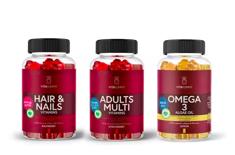 VitaYummy Vitamins & Omega 3 Set 3 x 60 stk