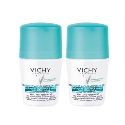 Vichy Deodorant Anti-Trace 48H 2 x 50 ml