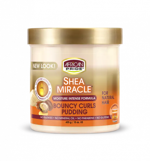 African Pride Shea Moisture Bouncy Curls Pudding 425 g