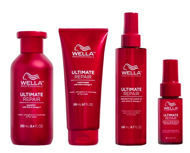 New Wella Professionals outlets Ultimate Repair Shampoo/Conditioner/Treatment bundle