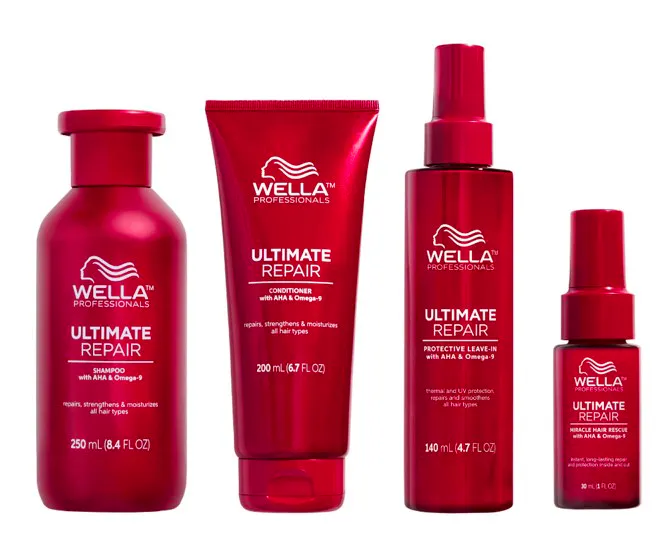 Wella Professionals Ultimate Repair 4 Step Bundle Deal 250 ml + 200 ml + 140 ml + 30 ml