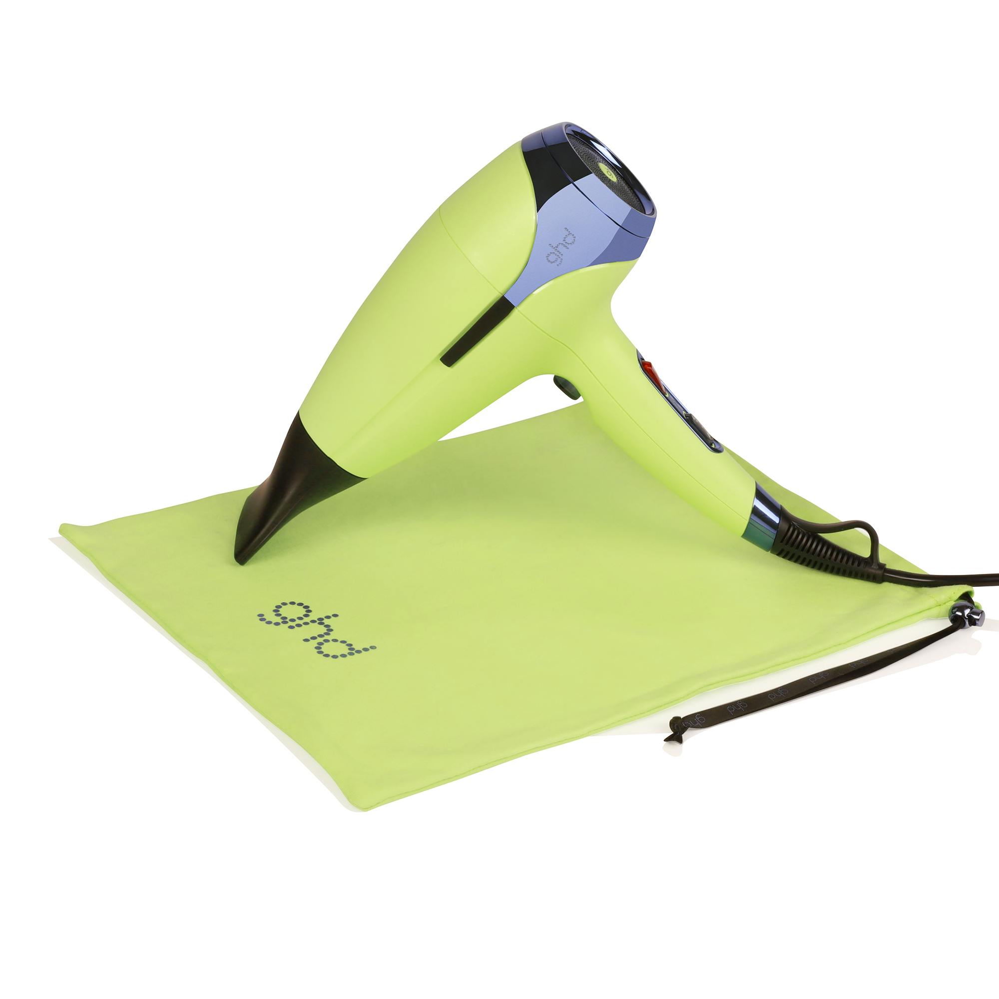 GHD Helios Hair Dryer in Cyber Lime 1 st