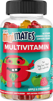 Team MiniMates Multivitamin Apple &amp; Strawberry 60 kpl