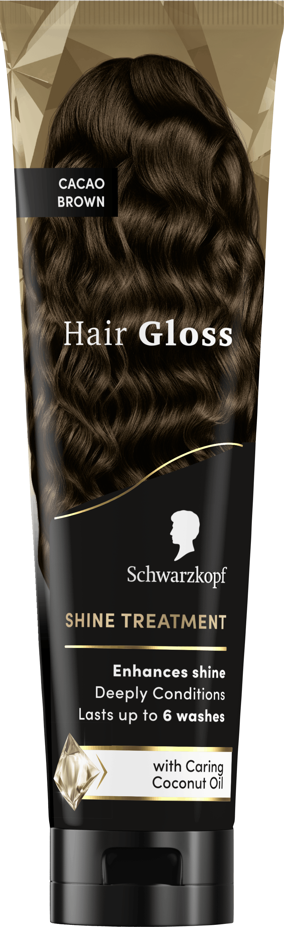 Schwarzkopf Hair Gloss Cacao Brown 150 ml