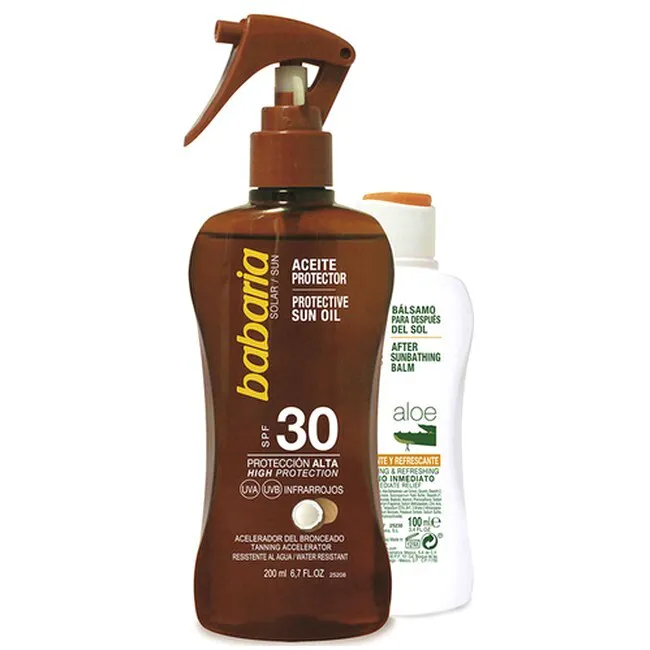 Babaria Protective Coconut Oil Spray SPF 30 & After Sun 200 ml + 100 ml