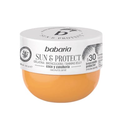 Babaria Sun &amp; Protect Tanning Jelly Coconut &amp; Carrot SPF 30 300 ml