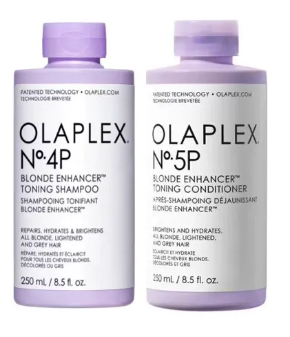 Olaplex Blonde Enhancer Toning Shampoo & Conditioner No. 4P & 5P 250 ml + 250 ml