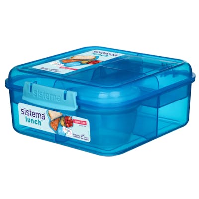 Sistema Bento Cube Lunch 1,25 L Blue 1 st