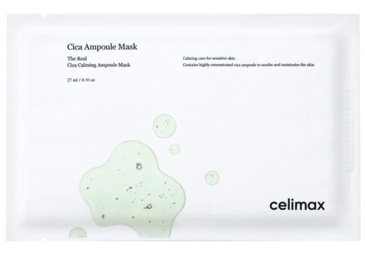 Celimax The Real Cica Calming Ampoule Mask 27 ml