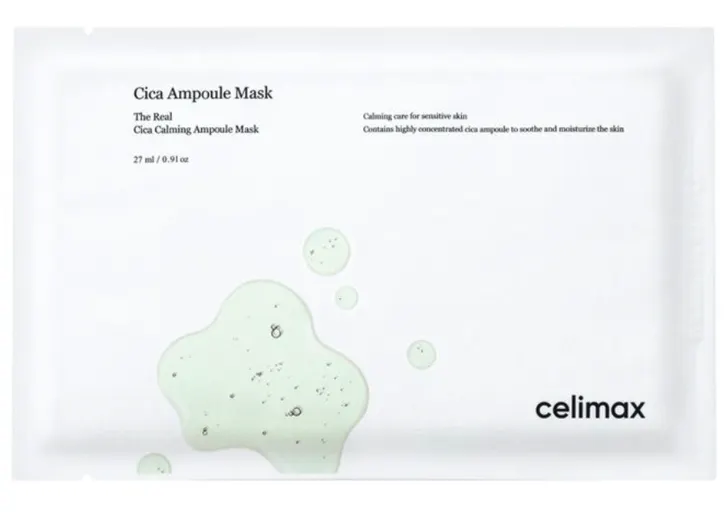 Celimax The Real Cica Calming Ampoule Mask 27 ml