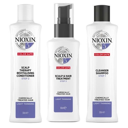 Nioxin Starter Set System 5 For Frizzy Untreated Hair 150 ml + 150 ml ...