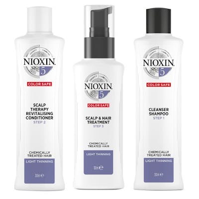 Nioxin Starter Set System 5 For Frizzy Untreated Hair 150 ml + 150 ml + 50 ml